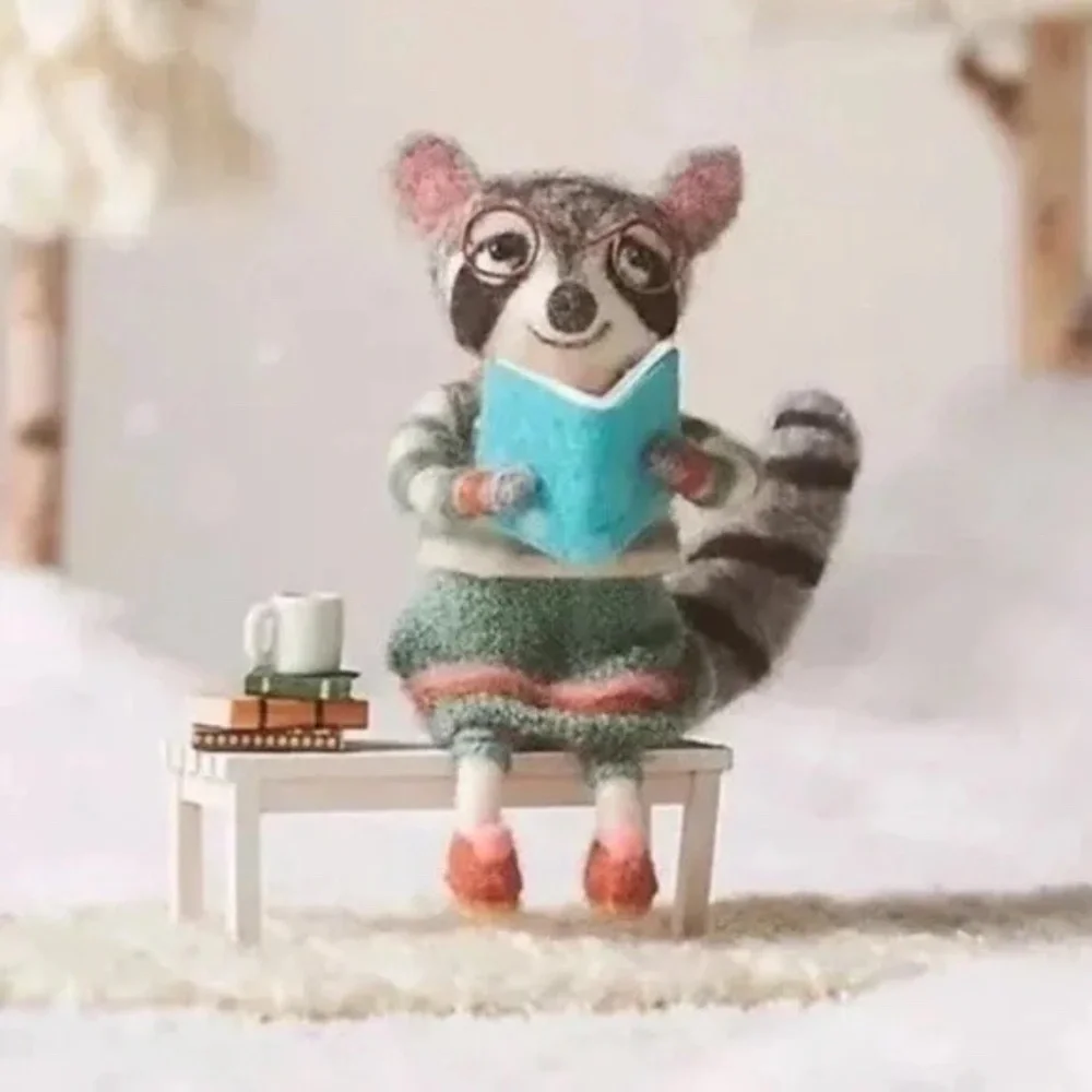Anthropologie Hobbies Handmade Felt Christmas  Ornament Critter  Teacher